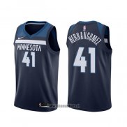 Maillot Minnesota Timberwolves Juancho Hernangomez NO 41 Icon 2019-20 Bleu