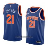 Maillot New York Knicks Damyean Dotson No 21 Icon 2018 Bleu