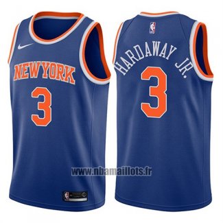 Maillot New York Knicks Tim Hardaway Jr. No 3 Icon 2017-18 Bleu