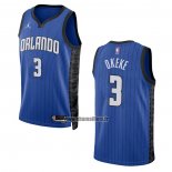 Maillot Orlando Magic Chuma Okeke NO 3 Statement 2022-23 Bleu