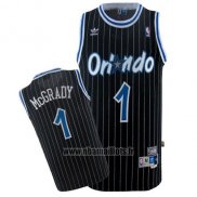 Maillot Orlando Magic Tracy Mcgrady No 1 Retro Noir