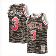 Maillot Philadelphia 76ers Allen Iverson No 3 Hardwood Classics 1996-97 Camuflaje