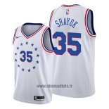 Maillot Philadelphia 76ers Marial Shayok No 35 Earned Blanc
