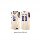 Maillot Philadelphia 76ers Personnalise Ville 2018 Crema