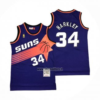 Maillot Phoenix Suns Charles Barkley NO 34 Mitchell & Ness 1992-93 Volet