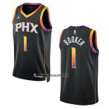 Maillot Phoenix Suns Devin Booker NO 1 Statement 2022-23 Noir