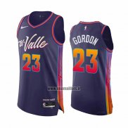 Maillot Phoenix Suns Eric Gordon NO 23 Ville Authentique 2023-24 Volet