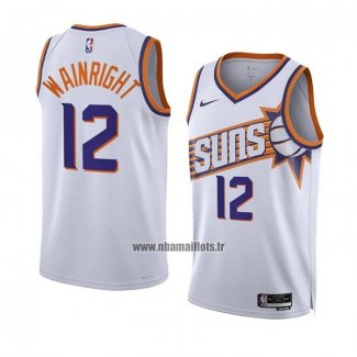 Maillot Phoenix Suns Ish Wainright NO 12 Association 2023-24 Blanc