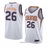 Maillot Phoenix Suns Knicks Ray Spalding No 26 Association 2018 Blanc