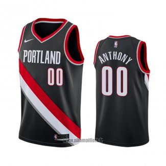 Maillot Portland Trail Blazers Carmelo Anthony No 00 Icon Noir