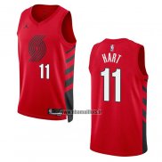 Maillot Portland Trail Blazers Josh Hart NO 11 Statement 2022-23 Rouge