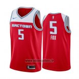 Maillot Sacramento Kings De'aaron Fox No 5 Ville 2019-20 Rouge