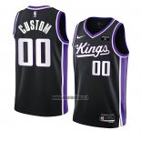 Maillot Sacramento Kings Personnalise Icon 2023-24 Noir