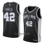 Maillot San Antonio Spurs Jakob Poeltl No 42 Icon 2018 Noir