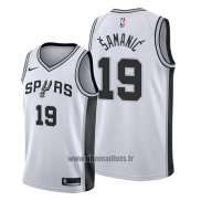 Maillot San Antonio Spurs Luka Samanic No 19 Association 2019-20 Blanc