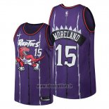 Maillot Tornto Raptors Eric Moreland No 15 Classic Edition Volet