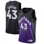 Maillot Tornto Raptors Pascal Siakam No 43 Earned 2020-21 Noir Volet