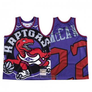 Maillot Tornto Raptors Patrick Mccaw NO 22 Mitchell & Ness Big Face Volet