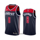 Maillot Washington Wizards Rui Hachimura No 8 Statement Bleu