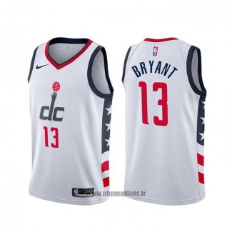 Maillot Washington Wizards Thomas Bryant NO 13 Ville 2019-20 Blanc