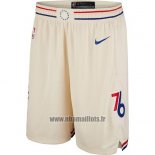 Short Philadelphia 76ers Ville 2017-18 Jaune