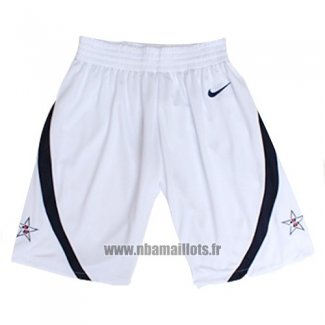 Short USA 2008 Blanc