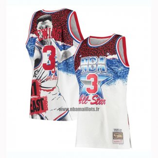 Maillot All Star 1991 Patrick Ewing No 3 Blanc