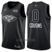 Maillot All Star 2018 New Orleans Pelicans Demarcus Cousins No 0 Noir