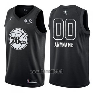 Maillot All Star 2018 Philadelphia 76ers Nike Personnalise Noir