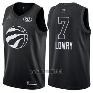 Maillot All Star 2018 Tornto Raptors Kyle Lowry No 7 Noir