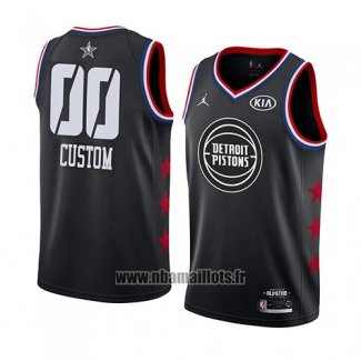 Maillot All Star 2019 Detroit Pistons Personnalise Noir