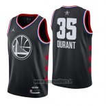 Maillot All Star 2019 Golden State Warriors Kevin Durant No 35 Noir
