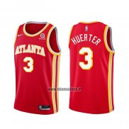 Maillot Atlanta Hawks Kevin Huerter No 3 Icon 2020-21 Rouge