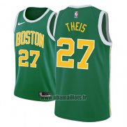 Maillot Boston Celtics Daniel Theis No 27 Earned 2018-19 Vert