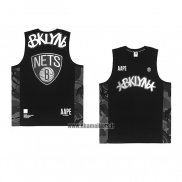 Maillot Brooklyn Nets x Aape Noir