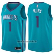 Maillot Charlotte Hornets Malik Monk No 1 Icon 2017-18 Vert