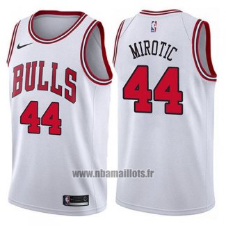 Maillot Chicago Bulls Nikola Mirotic No 44 Association 2017-18 Blanc