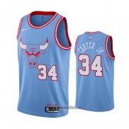 Maillot Chicago Bulls Wendell Carter Jr. NO 34 Ville Bleu