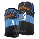 Maillot Cleveland Cavaliers Andre Drummond No 3 Classic 2019-20 Noir