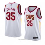 Maillot Cleveland Cavaliers Bonzie Colson No 35 Association 2018 Blanc