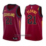 Maillot Cleveland Cavaliers Kendrick Perkins No 21 Icon 2017-18 Rouge