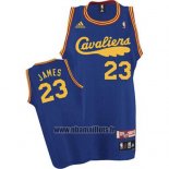 Maillot Cleveland Cavaliers Lebron James No 23 Retro 2009 Bleu