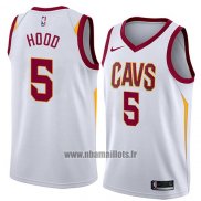 Maillot Cleveland Cavaliers Rodney Hood No 5 Association 2018 Blanc