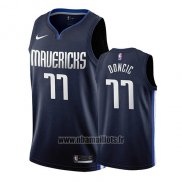 Maillot Dallas Mavericks Luka Doncic No 77 Statement 2019-20 Bleu