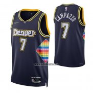 Maillot Denver Nuggets Facundo Campazzo NO 7 Ville 2021-22 Bleu