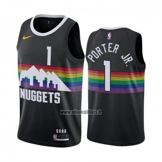 Maillot Denver Nuggets Michael Porter JR. NO 1 Ville Noir