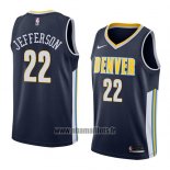 Maillot Denver Nuggets Richard Jefferson No 22 Icon 2018 Bleu