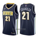 Maillot Denver Nuggets Wilson Chandler No 21 Icon 2017-18 Bleu