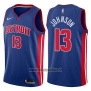 Maillot Detroit Pistons Brice Johnson No 13 Icon 2017-18 Bleu