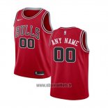 Maillot Enfant Chicago Bulls Personnalise 2017-18 Rouge